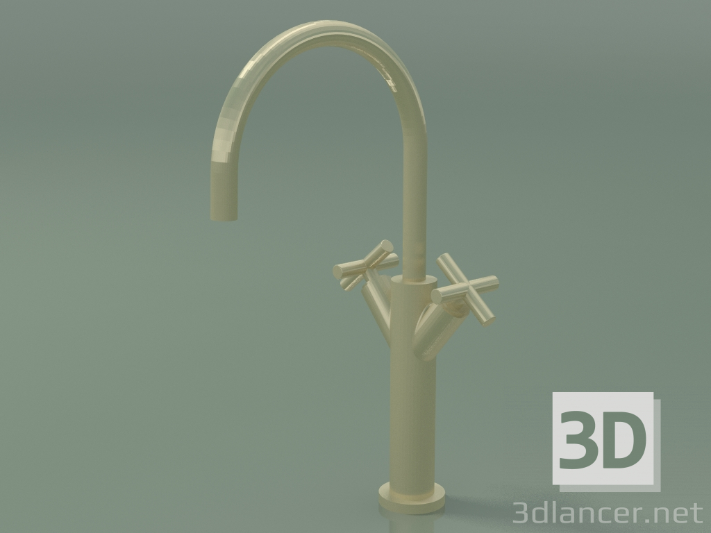 3D Modell Waschbecken Wasserhahn, hoch (22 534 892-28) - Vorschau