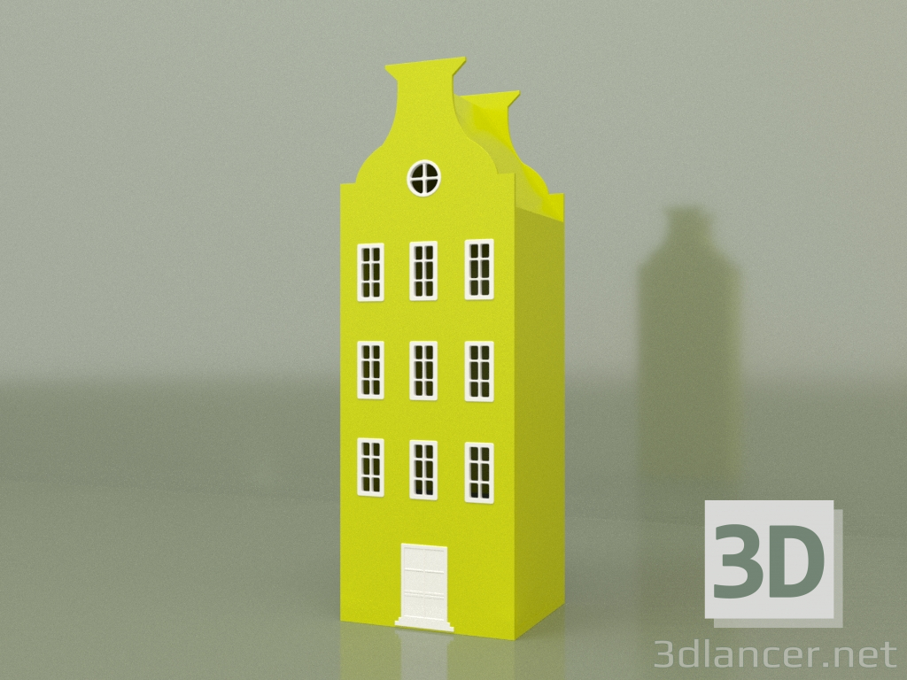 3d model Wardrobe-lodge ASH-5 (Lime) - preview