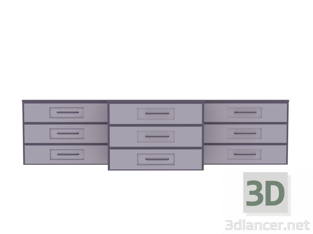 Innenschrank 3D-Modell kaufen - Rendern