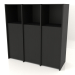 3d model Modular rack ST 07 (1152х409х1144, wood black) - preview