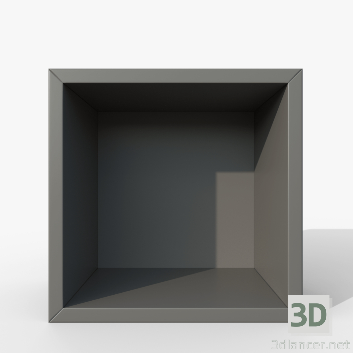 modèle 3D de IKEA EKET Gris acheter - rendu