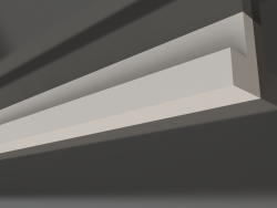 Plaster ceiling cornice with lighting KGC 014 1 (80x50)