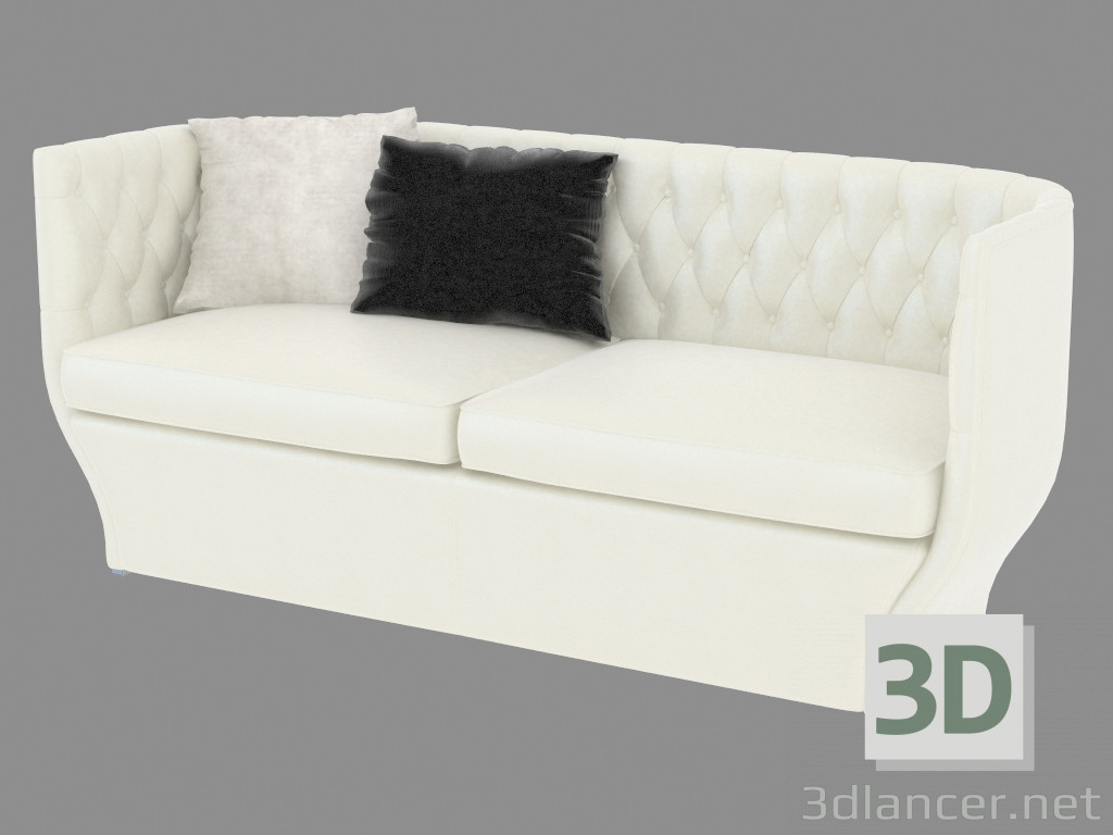 3D Modell Doppel-Ledersofa Giselle (200) - Vorschau