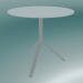 3d model Table MIURA (9591-01 (Ø80cm), H 73cm, white, white) - preview