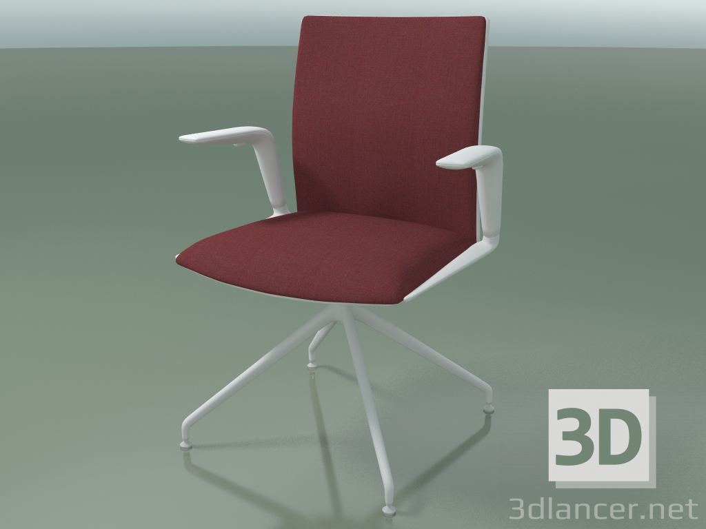 3d model Chair 4806 (on a flyover, swivel, with front trim, V12) - preview