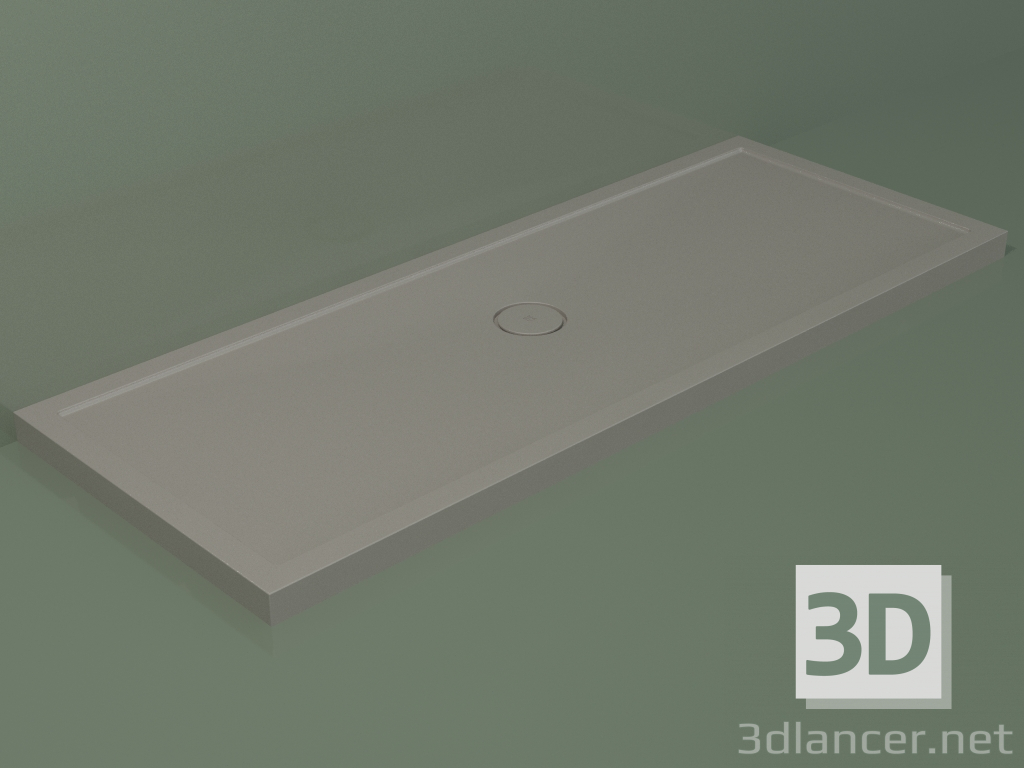 Modelo 3d Base de duche Medio (30UM0114, Clay C37, 180x70 cm) - preview