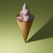 3d Sweet Ice Cream model buy - render