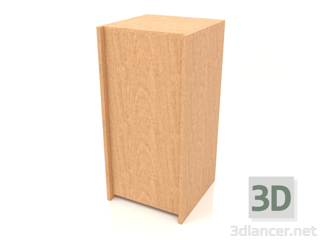 3d model Armario modular ST 07 (392х409х816, chapa de madera caoba) - vista previa