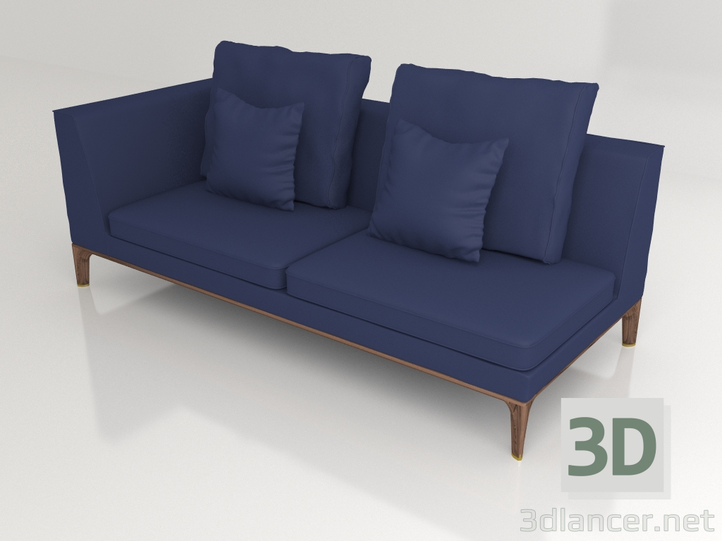 Modelo 3d Módulo sofá DG 230 terminale LH - preview