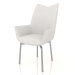 3d model Silla Renzo (blanco-acero) - vista previa