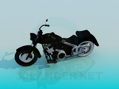 3D Modell Motorrad - Vorschau