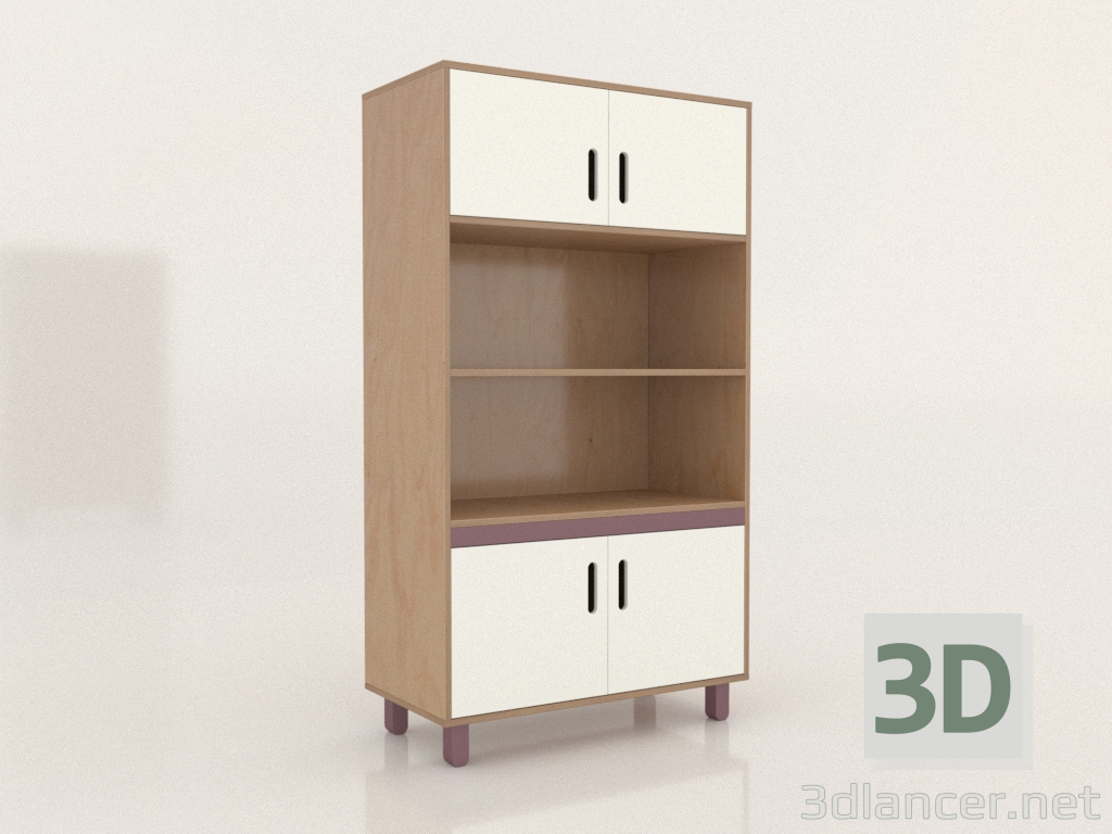 modello 3D Libreria TUNE V (WXTVAA) - anteprima