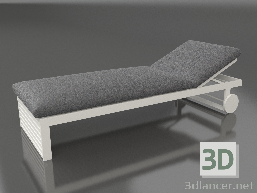 3d model Chaise longue (Agate gray) - preview