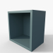 IKEA EKET Azul 3D modelo Compro - render