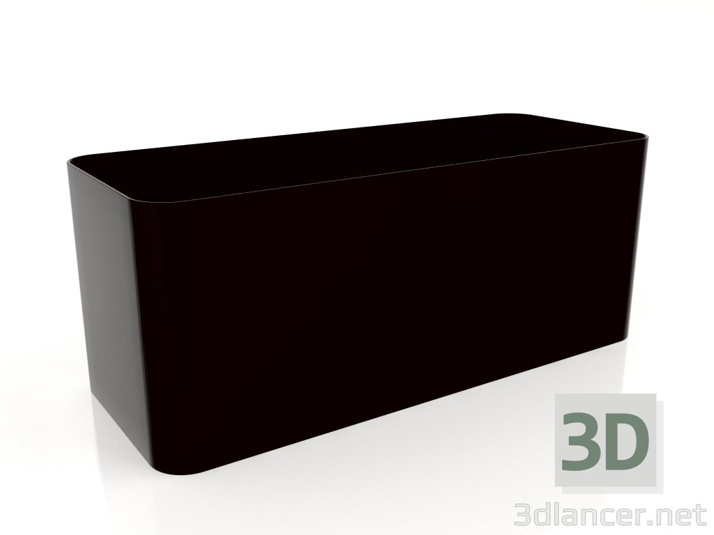 modello 3D Vaso per piante 4 (Nero) - anteprima