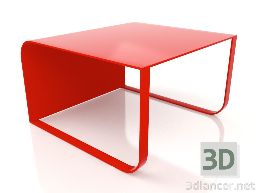 3d model Side table, model 3 (Red) - preview