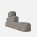 3d Old bricks wall 2 model buy - render 3d Old bricks wall 2 model buy - render