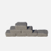 3d Old bricks wall 2 model buy - render 3d Old bricks wall 2 model buy - render