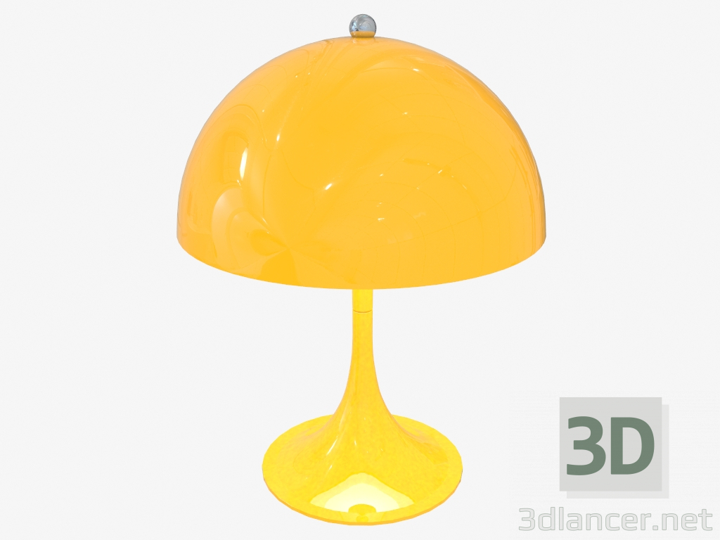 modello 3D Lampada da tavolo PANTHELLA MINI (giallo) - anteprima