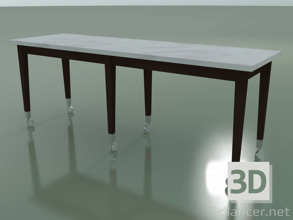 3d model Mesa rectangular NEOZ (6 patas) - vista previa