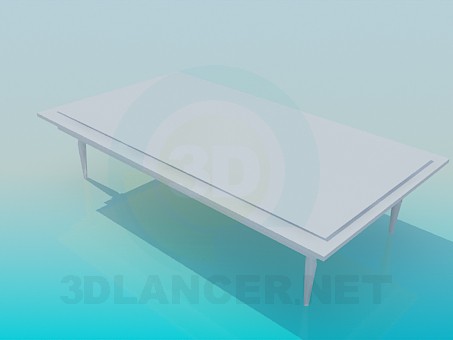 3d model Big coffee table - preview