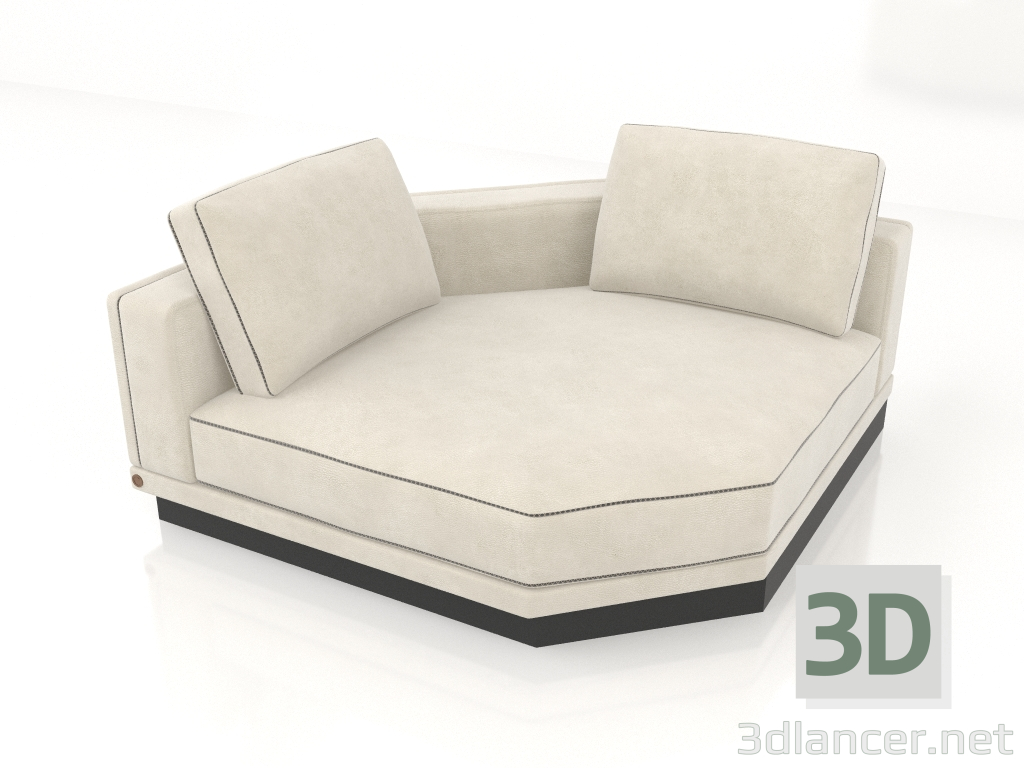 3D Modell Modulares Sofa (S554) - Vorschau