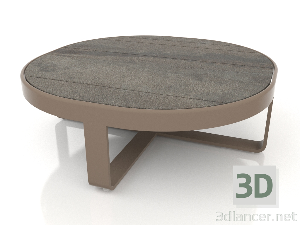 Modelo 3d Mesa de centro redonda Ø90 (DEKTON Rádio, Bronze) - preview