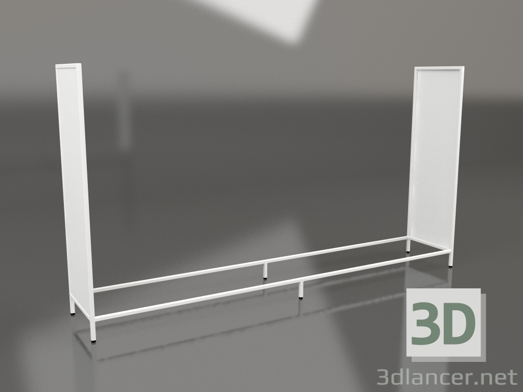 modello 3D Isola V1 (alta) da 60 cornice 6 (bianca) - anteprima