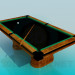 modèle 3D Table de billard - preview