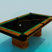 modèle 3D Table de billard - preview