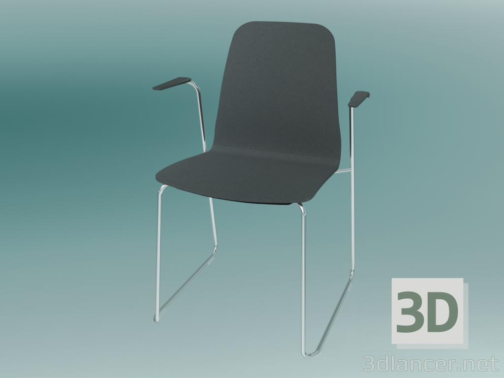 3d model Silla de visita (K11V3 2P) - vista previa