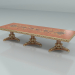 Modelo 3d Mesa de jantar retangular (art. 13139) - preview