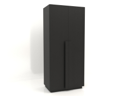 Armoire MW 04 bois (option 3, 1000x650x2200, bois noir)