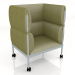 3d model Armchair Stilt (with castors) SISH1 - preview