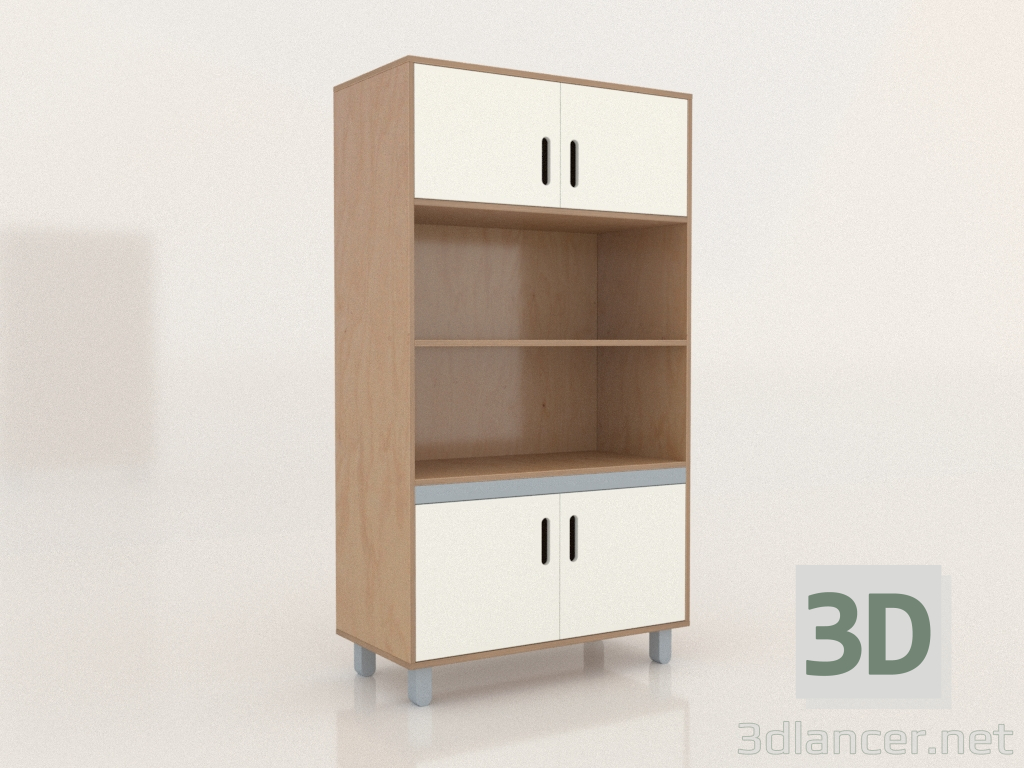 modello 3D Libreria TUNE V (WQTVAA) - anteprima