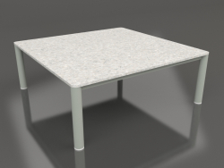 Couchtisch 94×94 (Zementgrau, DEKTON Sirocco)