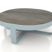 modèle 3D Table basse ronde Ø90 (DEKTON Radium, Bleu gris) - preview