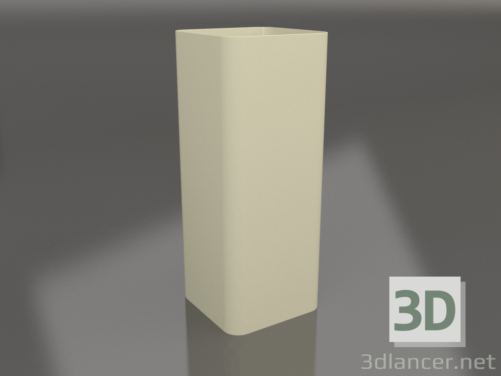 3D Modell Blumentopf 5 (Gold) - Vorschau