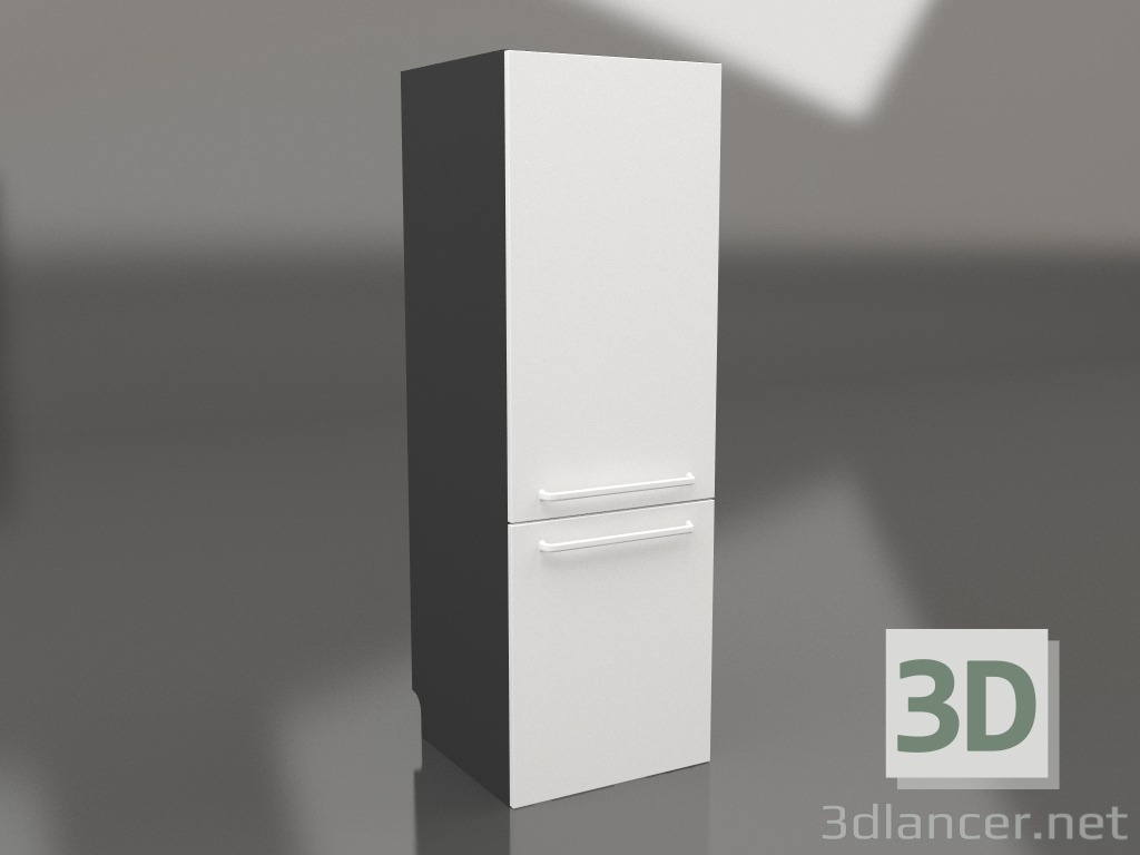 3D Modell Kühl- und Gefrierschrank 60 cm (weiß) - Vorschau