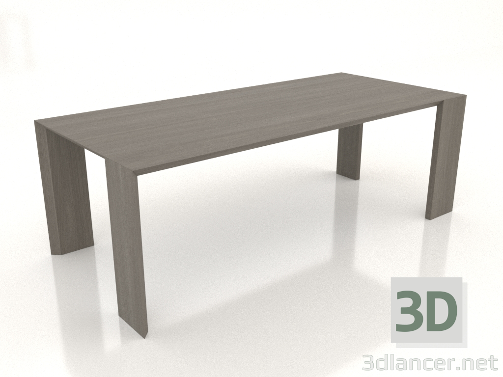 3D Modell Ispolin Esstisch 2200x1000x740 mm (Option 3) - Vorschau