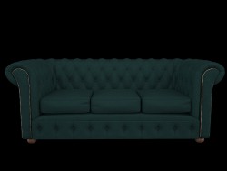 Peau de serpent pour le canapé Chesterfield