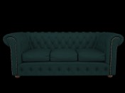 Chesterfield sofa snake skin