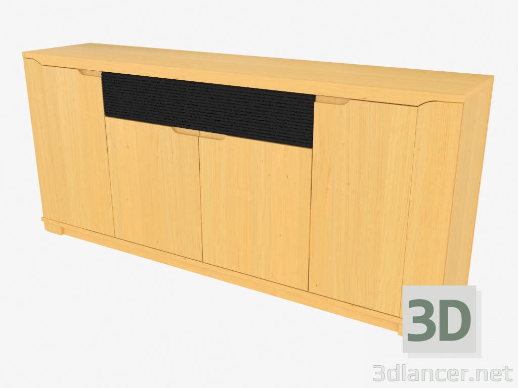 3d model Buffet de cuatro secciones (7415-02) - vista previa