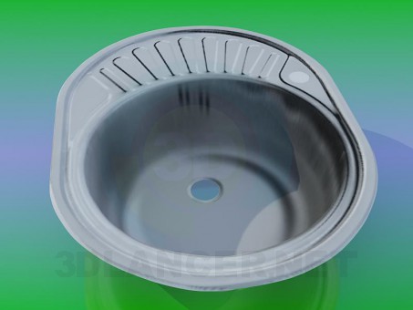 modèle 3D Évier de cuisine - preview
