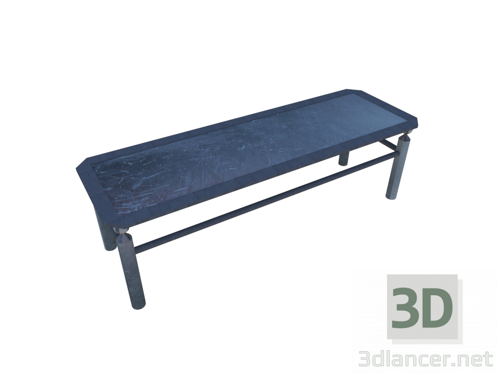 3d model Mesa lineal - vista previa