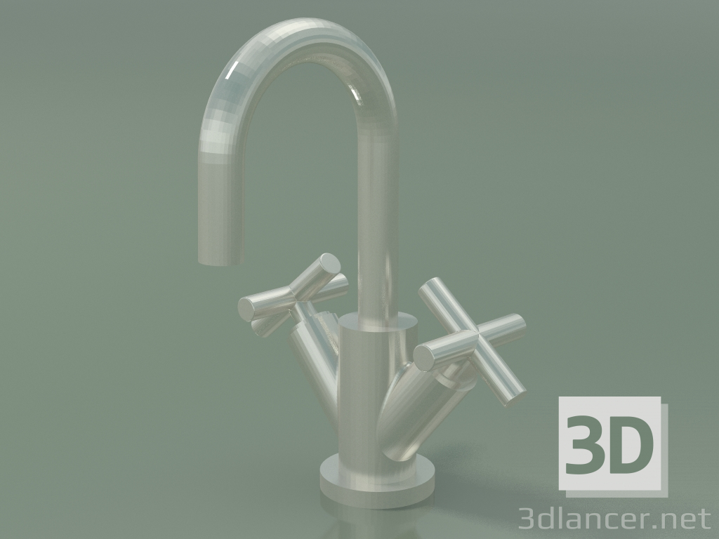 modello 3D Miscelatore con due maniglie (22302 892-060010) - anteprima