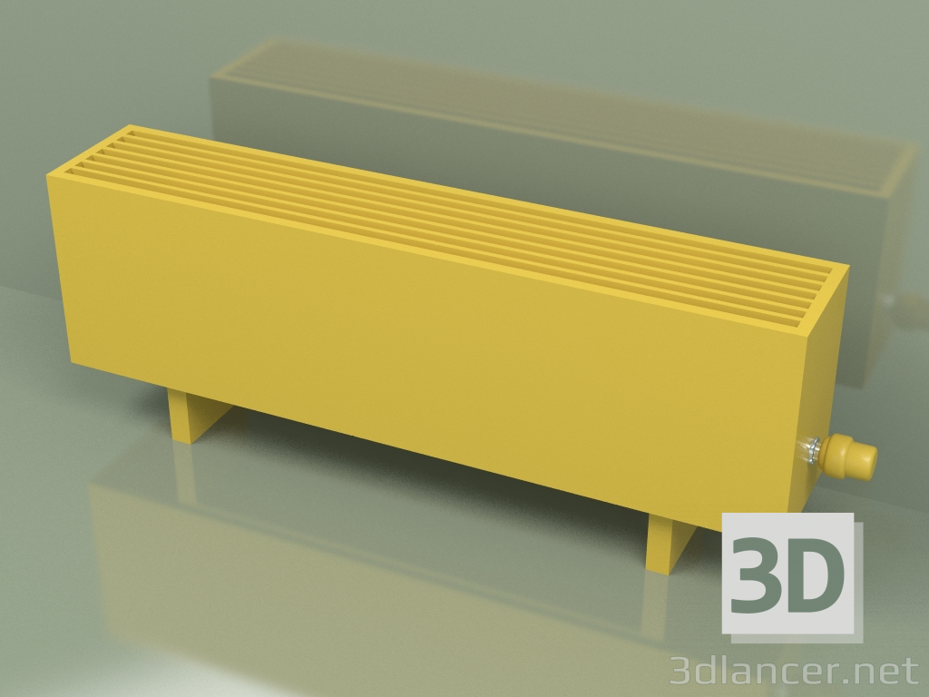 Modelo 3d Convector - Aura Comfort (280x1000x186, RAL 1012) - preview