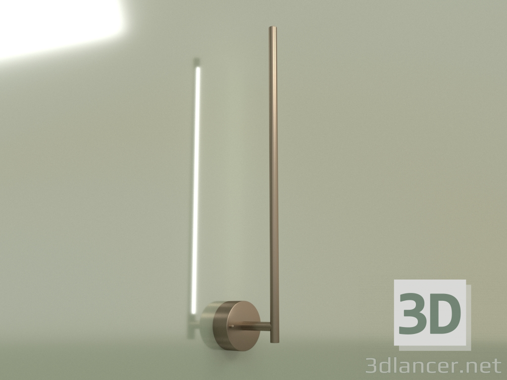 3d model Aplique de pared LINE 600 26301-3 (Marrón) - vista previa