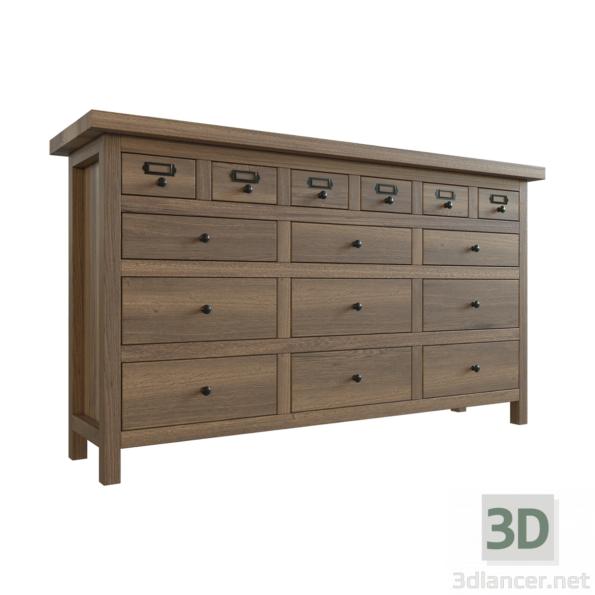 Sideboard mit 15 Schubladen Lunja LA REDOUTE INTERIEURS 3D-Modell kaufen - Rendern