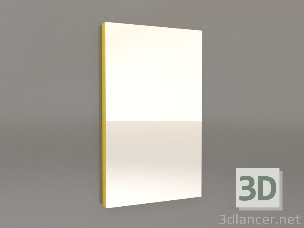 3d model Espejo ZL 11 (450x750, amarillo luminoso) - vista previa